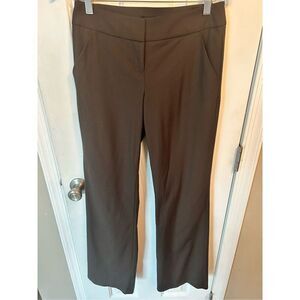 Bebe brown dress pants size 2 lined on the inside work attire straight leg